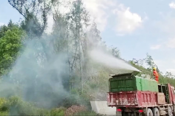 鎮(zhèn)廣高速通廣段 CLM1 項(xiàng)目快速處置山火險(xiǎn)情 筑牢安全防線