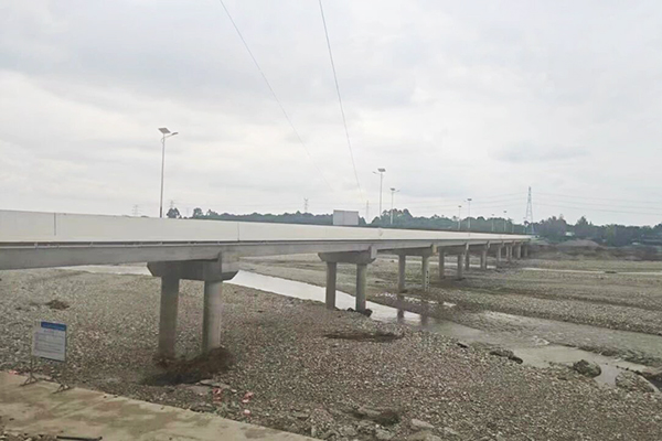 什邡市X112禾隱路永濟大橋新建工程正式建成通車